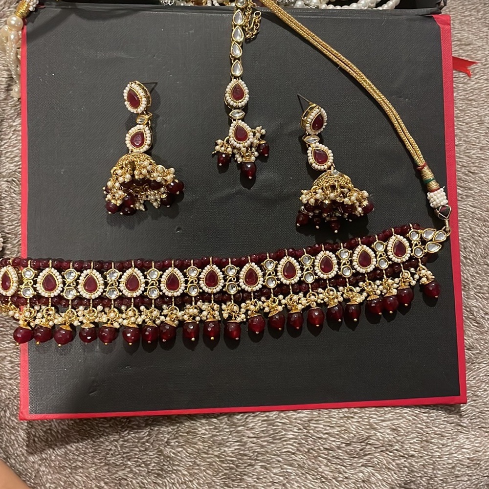 Kundan set polki earning